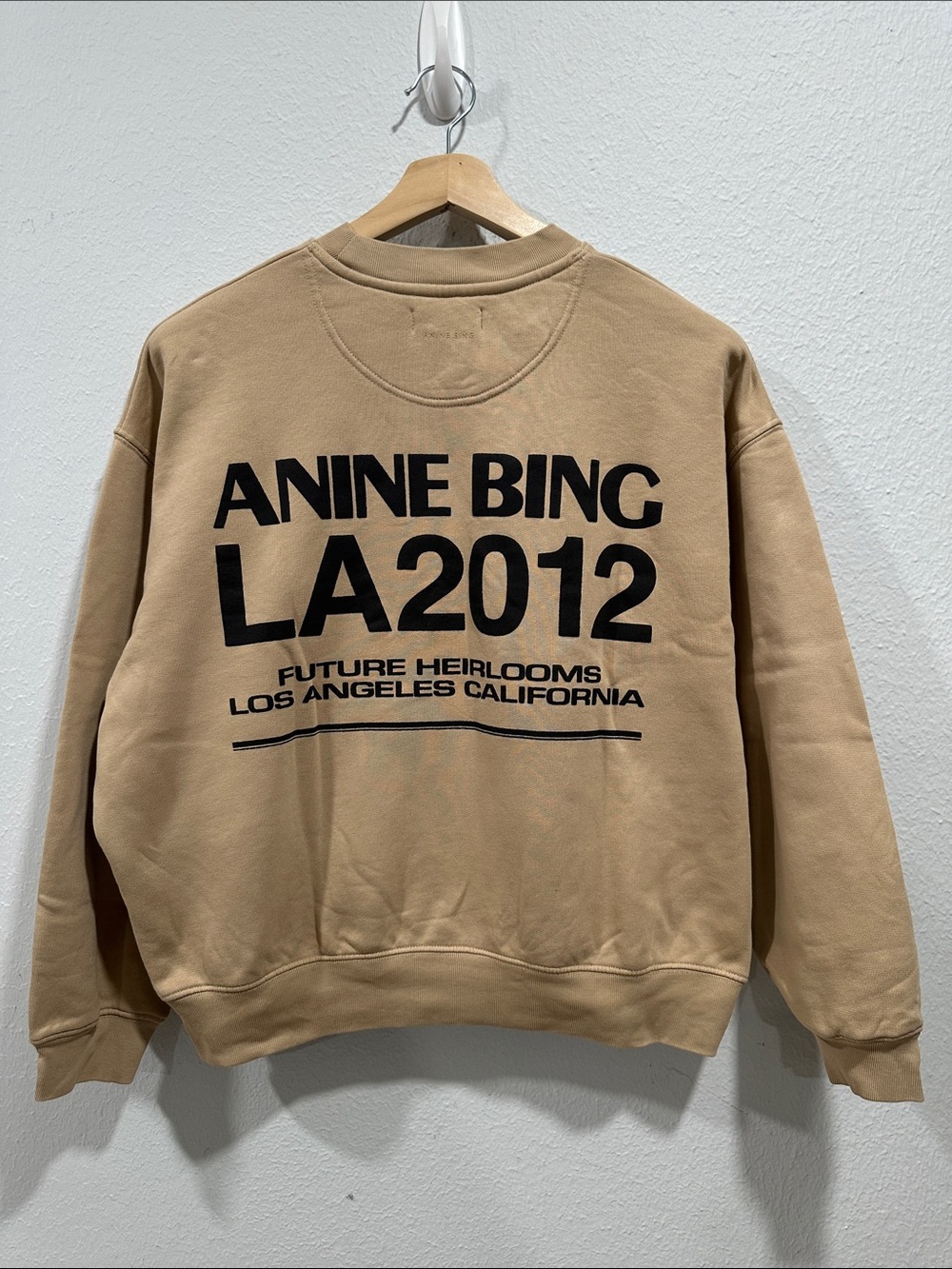 Anine Bing Jaci Camel Sweatshirt XS - Picture 5 of 7